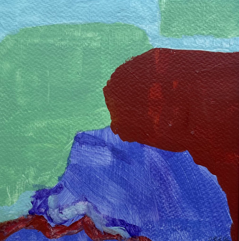 Earth Day acrylic painting