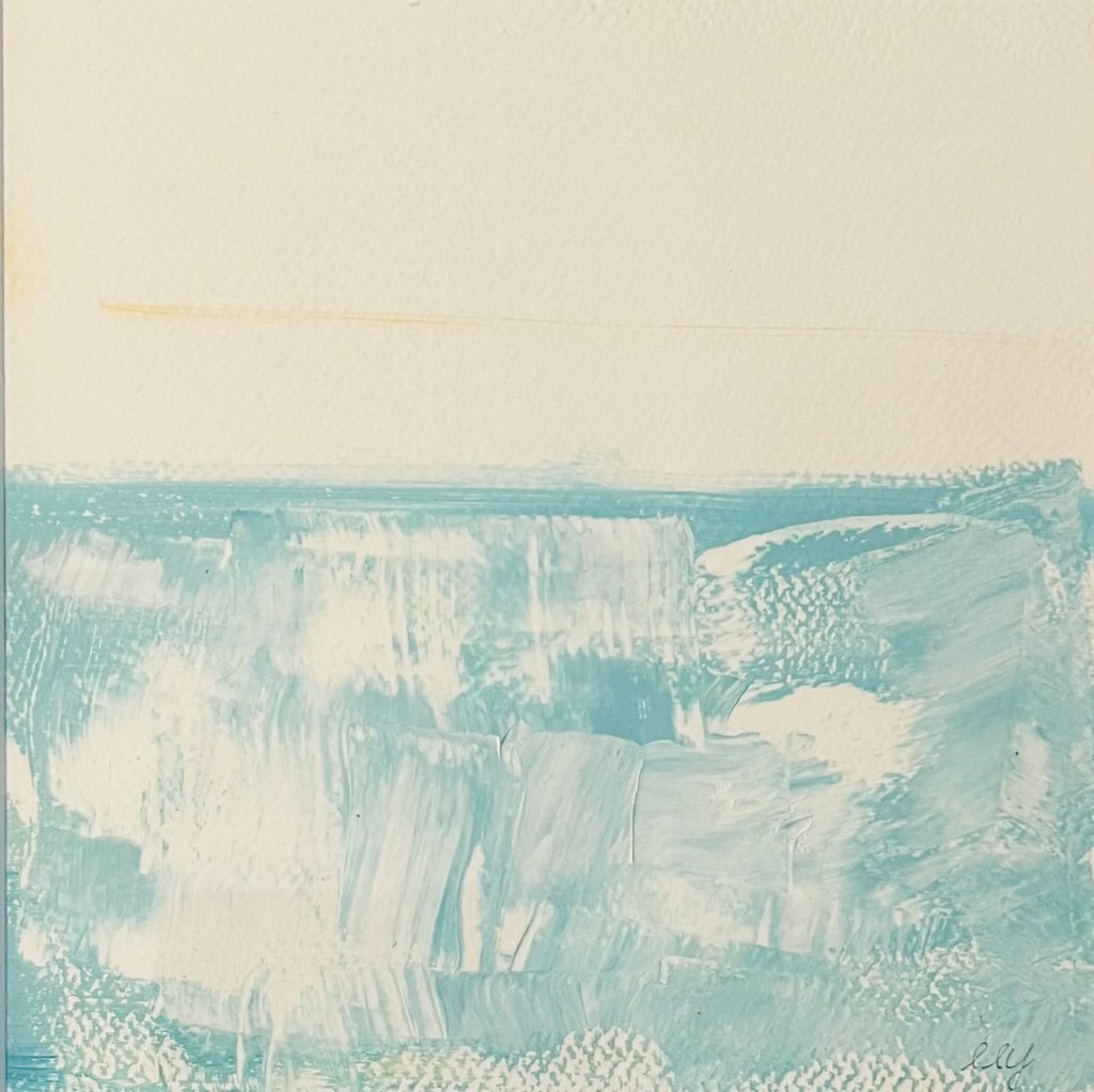Moving Toward Calm acrylic painting