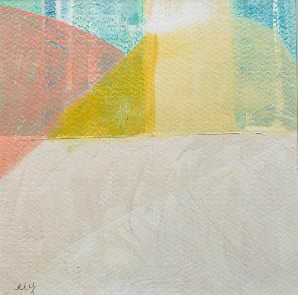 Pastel Veils acrylic painting
