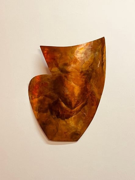Vessel II copper sculpture